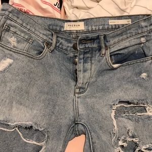Pacsun boyfriend ripped jeans